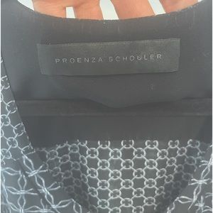 PROENZA SCHOULER Shift dress with flowy details 100% silk EUC